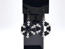 Hexagon earrings unique for sale  ASHFORD