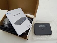 Siliking HDMI USB KVM Interruptor Selector para 2 Computadoras Comparte un Monitor y 4 EE. UU. segunda mano  Embacar hacia Argentina