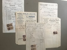 Lot anciennes factures d'occasion Lot anciennes factures d'occasion  Lavera