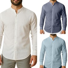 Camicia lino uomo usato  Frattamaggiore