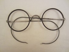 Runde nickelbrille horn gebraucht kaufen  Bochum