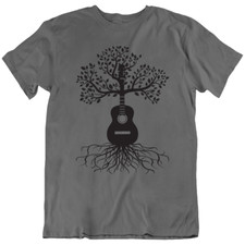 Camiseta Guitar Tree of Life amplificador de baixo acústico cordas música rock presente nova comprar usado  Enviando para Brazil