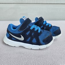 Tênis Nike Revolution 2 TDV atlético infantil tamanho 8C azul gancho e laço 555084-417 comprar usado  Enviando para Brazil
