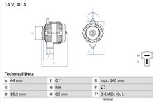 Bosch lichtmaschine generator gebraucht kaufen  Oberlungwitz