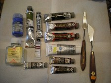 Lot tubes peintures d'occasion  Sedan