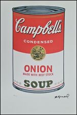 ANDY WARHOL * Campbells Onion Soup * signed lithograph * limited # 42/100 comprar usado  Enviando para Brazil