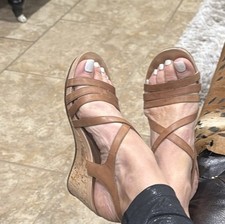 Bebe wedge sandal for sale  Corpus Christi