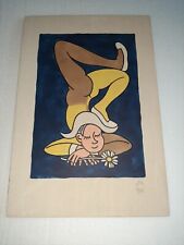 Lithographie originale jean d'occasion  Saint-Denis-de-Pile