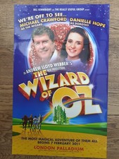 Wizard theatre poster for sale  MARKET HARBOROUGH