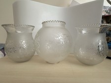 Fluted frosted glass for sale  HIGH WYCOMBE