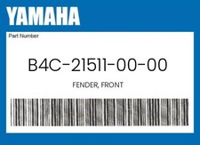 Yamaha genuine fender for sale  Christiansburg