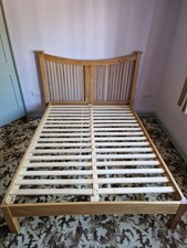 Solid oak bed for sale  ARLESEY