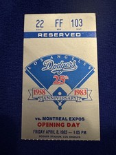 1983 opening day for sale  Los Angeles