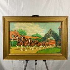 Vintage framed budweiser for sale  Fort Wayne