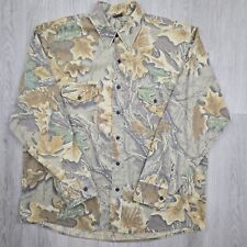 Camisa Realtree Vintage Grande Clássica Vantagem Manga Longa Botão para Cima Feita Nos EUA comprar usado  Enviando para Brazil