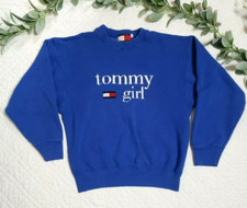 Moletom Tommy Hilfiger "TOMMY GIRL" Feminino Tamanho M Azul  comprar usado  Enviando para Brazil