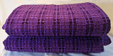 Purple curtains lined for sale  CAERNARFON