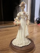 Kolekcja Leonardo Letni bukiet 1994 Figurka Elegancka kobieta Porcelana na sprzedaż  PL