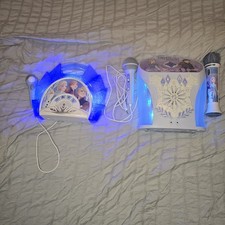 Disney Frozen máquina de karaokê alto-falante Bluetooth - 3 microfones e Disney Bombox comprar usado  Enviando para Brazil