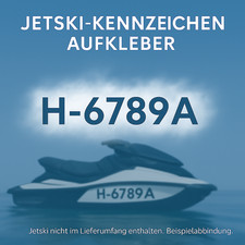 Jetski kennzeichen aufkleber gebraucht kaufen  Schwabach