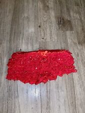Red frilly lace for sale  WOKING