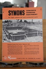 Brochure symons clamp for sale  Springfield