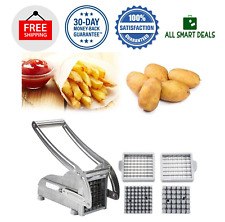 Usado, Cortador De Papas Fritas Comercial 2 Cuchillas De Acero Inoxidable Afiladas  comprar usado  Enviando para Brazil