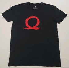 Camiseta gráfica masculina PlayStation XL preta/vermelha Omega God of War  comprar usado  Enviando para Brazil