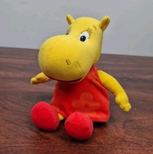 Brinquedo de pelúcia TY Beanie Baby The Backyardigans Tasha the Hippo amarelo vermelho, usado comprar usado  Enviando para Brazil