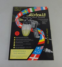 Prospekt broschüre mistral gebraucht kaufen  Jever