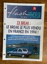 Brochure interne Citroën Flash vendeur n° 68 : ZX break comprar usado  Enviando para Brazil