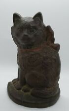 Antigo gatinho gato angorá de ferro fundido 1929 com arco Connecticut Foundry batente de porta comprar usado  Enviando para Brazil