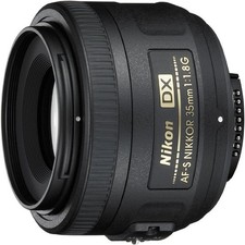 Lente Nikon AF-S DX NIKKOR 35mm f/1.8G com foco automático para câmera DSLR DEFECTIVE comprar usado  Enviando para Brazil
