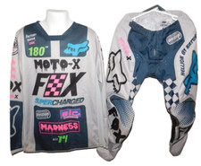 CAMISETA E CALÇA FOX RACING MOTOCROSS 180 MADNESS SUPERCHARGED YM 6-22 comprar usado  Enviando para Brazil