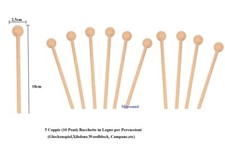 Coppie battenti bacchette usato  Frattamaggiore