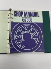 Manual de reparo original do fabricante Honda fábrica loja 1971-1973 CB500 quatro 623231, usado comprar usado  Enviando para Brazil