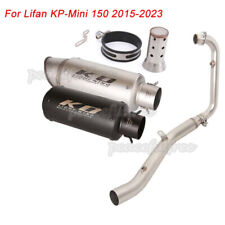 Usado, Conjunto de pontas de escape deslizantes 51 mm tubo de ligação de cabeçalho para Lifan KP-Mini 150 2015-2023 comprar usado  Enviando para Brazil