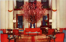 Coquetel lobby hotel Miramar Hong Kong porcelana cadeiras vermelhas sofá cartão postal não usado H7 comprar usado  Enviando para Brazil