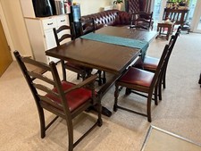 Vintage english dining for sale  NEW MALDEN