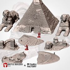 Egypt Terrain Tomb of Egyptian Kings Pyramid Fantasy Wargames 28mm 32mm cenário comprar usado  Enviando para Brazil