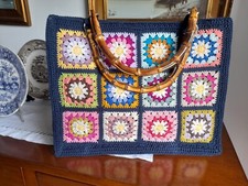 Borsa granny uncinetto usato  Zoagli