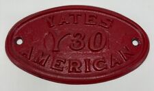 Yates american oval for sale  Dekalb