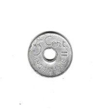 Monnaie centimes indochine d'occasion  Saint-Genis-Laval