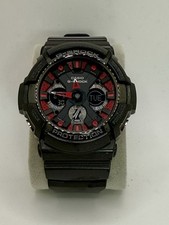 Relógio digital analógico CASIO G SHOCK GA 200SH 1AJF aço preto e vermelho, usado comprar usado  Enviando para Brazil