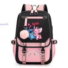 Lilo Stitch Mochila Estudiante Bolso de Mano Laptop Bolso de Viaje Niños Regalos Nuevo segunda mano  Embacar hacia Mexico