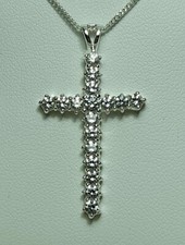 Silver crucifix pendant for sale  LONDON