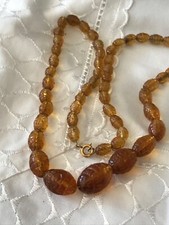 Vintage amber pressed for sale  DUMFRIES