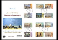 Fdc carnet impressionnisme d'occasion  Crécy-la-Chapelle
