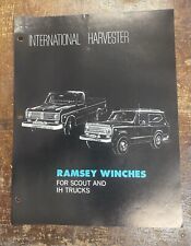 Ramsey winch brochure for sale  Powell
