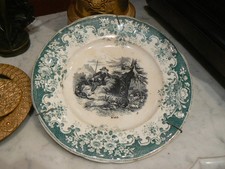 Ancienne assiette faience d'occasion  Craponne
